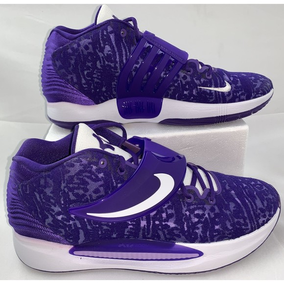 Nike KD14 TB Kevin Durant Purple Basketball Shoes DM5040-500 Size 15.5 Rare - Picture 1 of 7